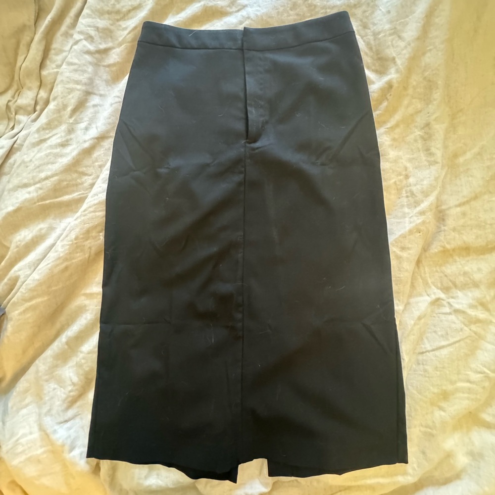 Banana Republic Black Midi Skirt
